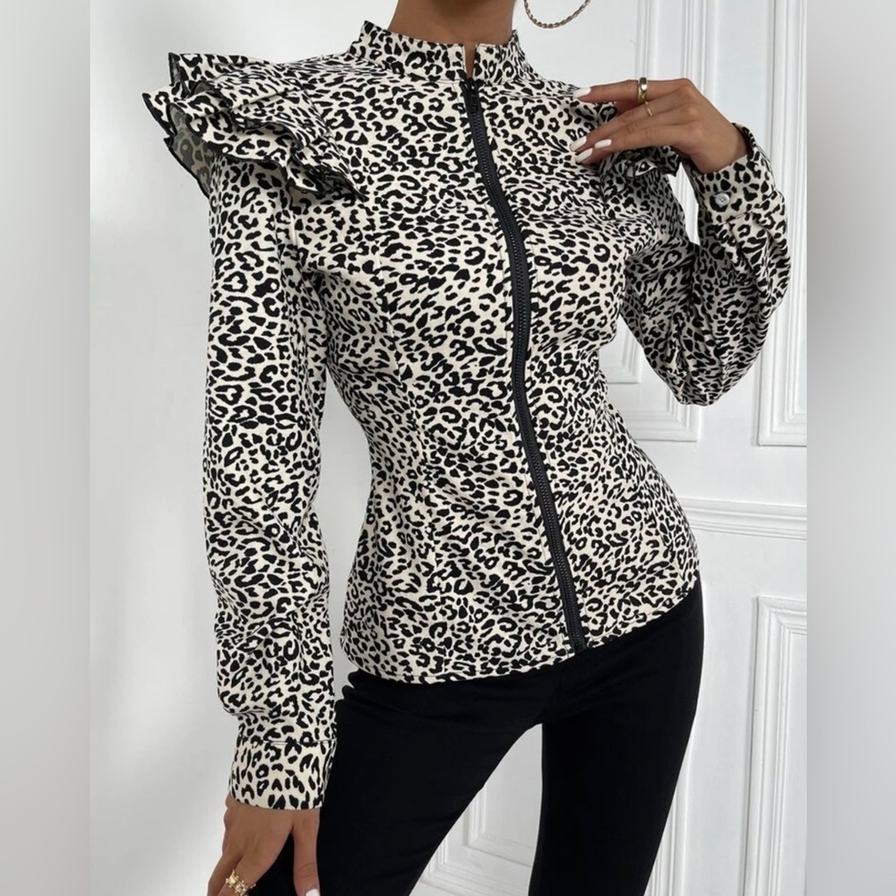 Leopard Print Jacket - image 2